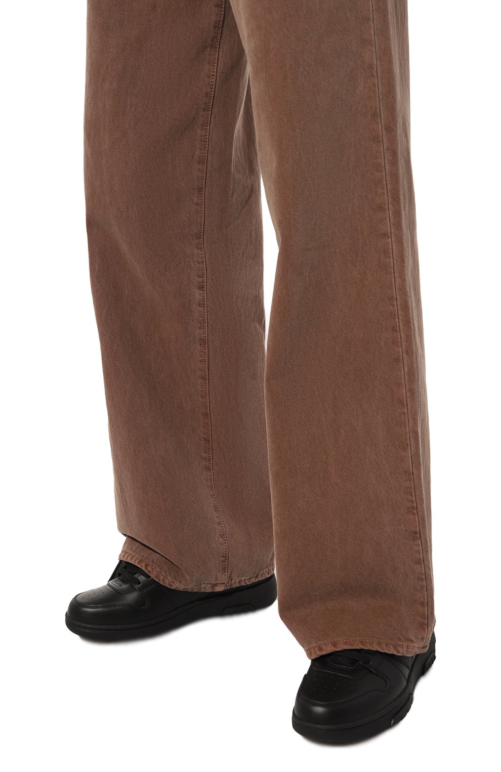 Кожаные кеды out of office OFF-WHITE, арт. 0WIA259C99LEA012, фото 3