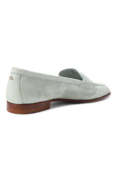 Пенни-лоферы из нубука SANTONI, арт. WUSG59962HAFSPRX, фото 5