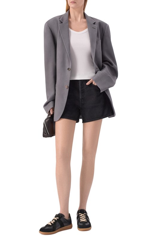 Джинсовые шорты Parker Agolde A91271817 Чёрный  A91271817 Фото 2