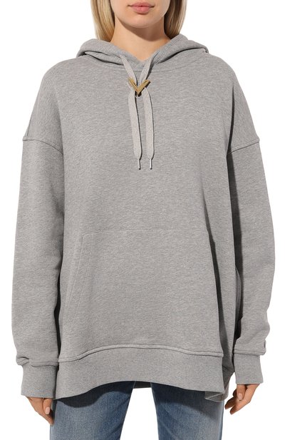 Хлопковое худи VALENTINO, арт. 5B3MF23M8ST, фото 3