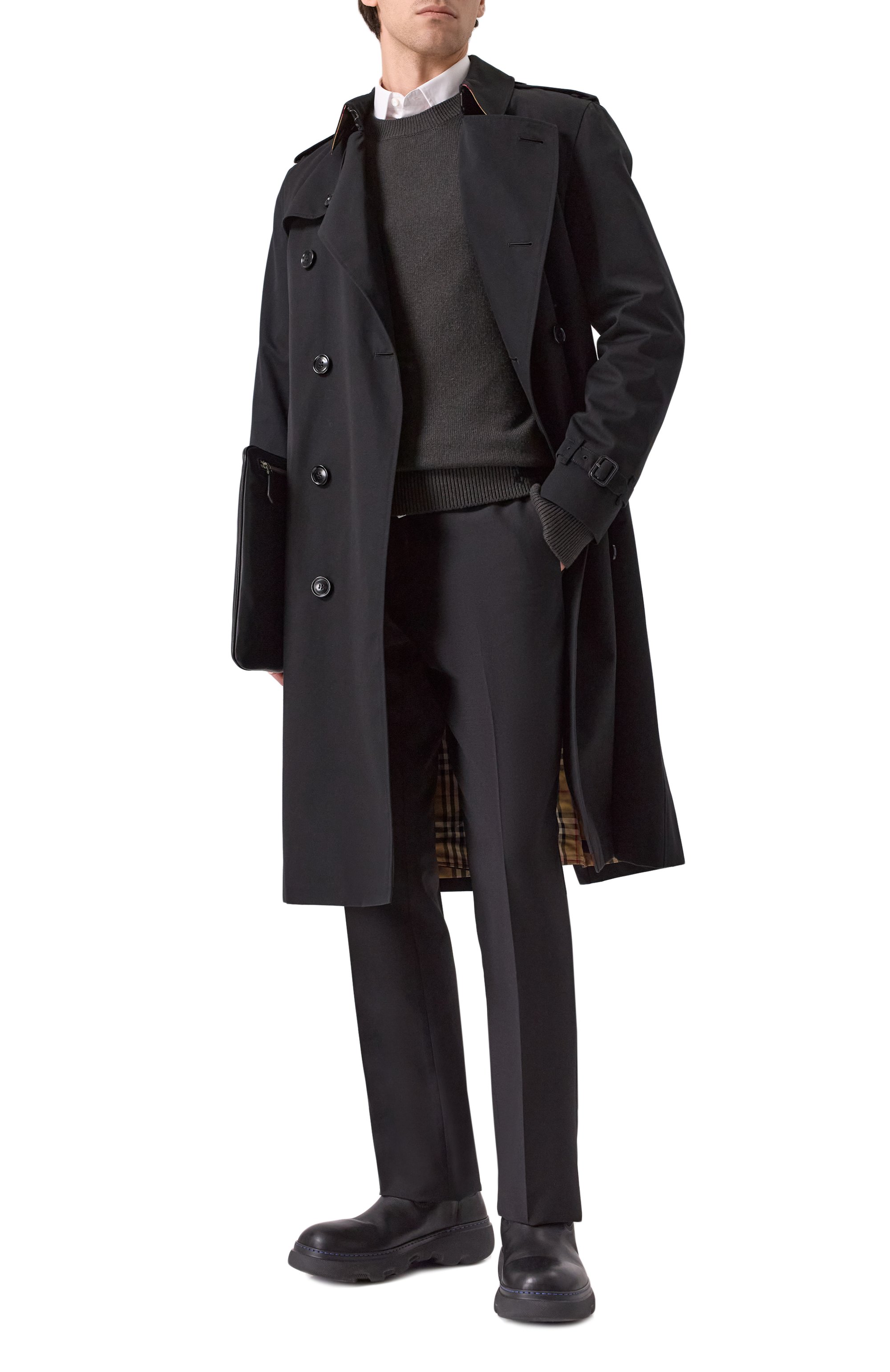 Шерстяные брюки BURBERRY, арт. 8101112, фото 2