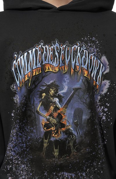 Хлопковое худи COMME DES FUCKDOWN, арт. CFABM01339, фото 5