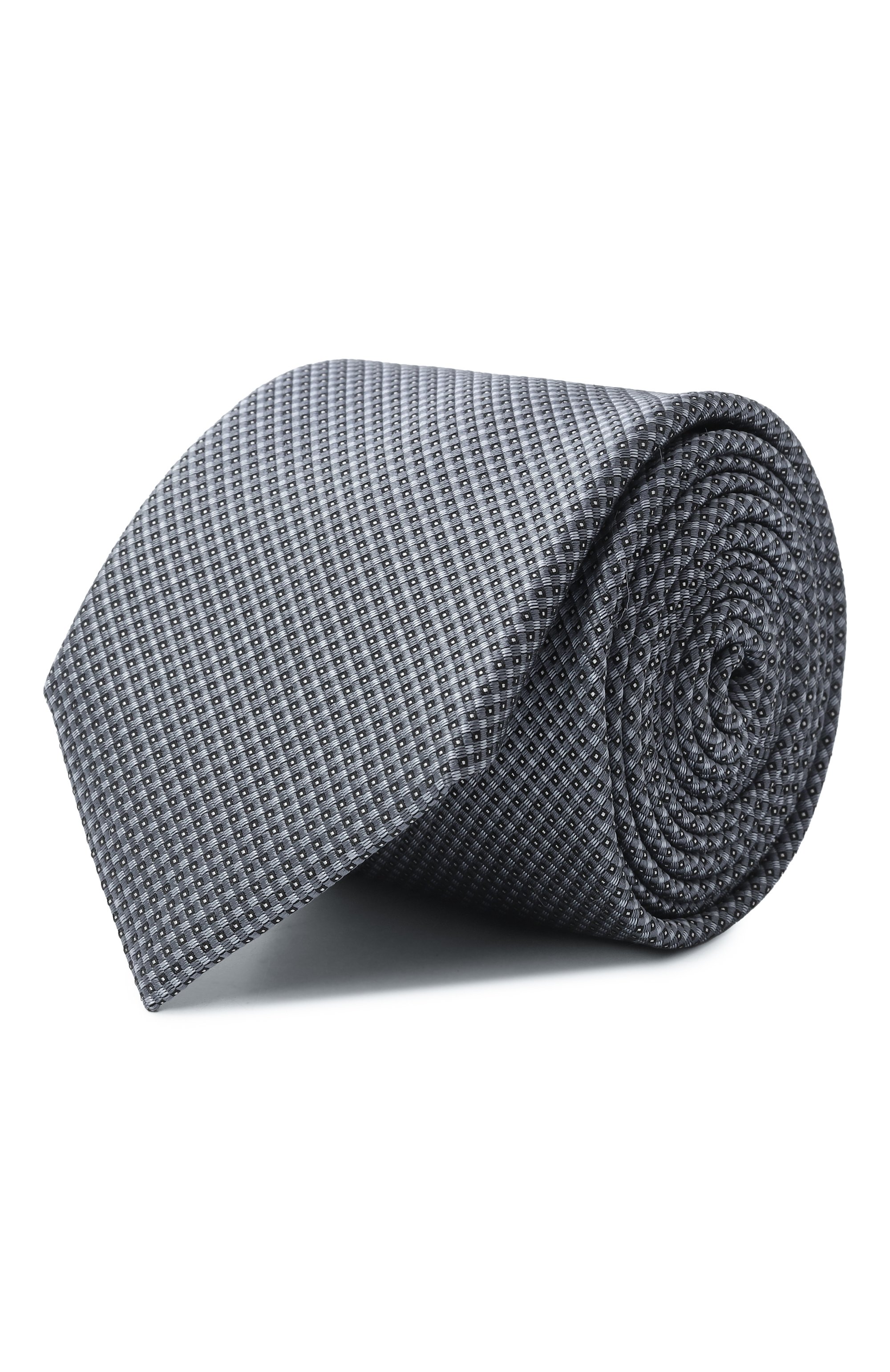 Галстук BOSS темно-серого цвета по цене 8995 руб., арт. 50531987, фото 1 Галстук BOSS, арт. 50531987, фото 1