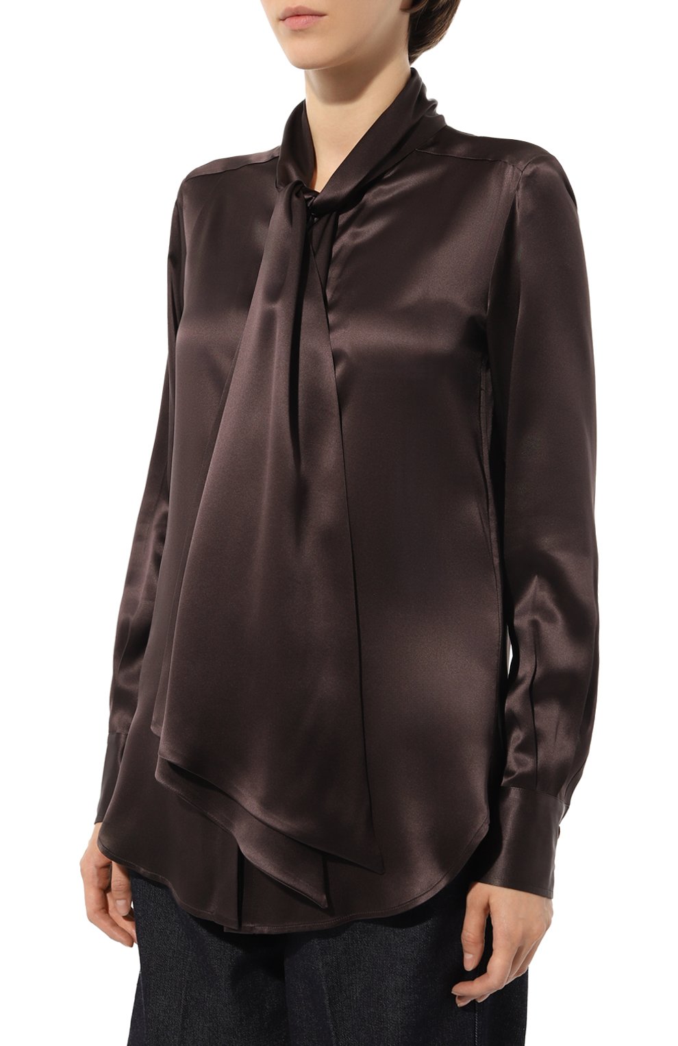 Шелковая блузка KITON, арт. D38455K03337, фото 3