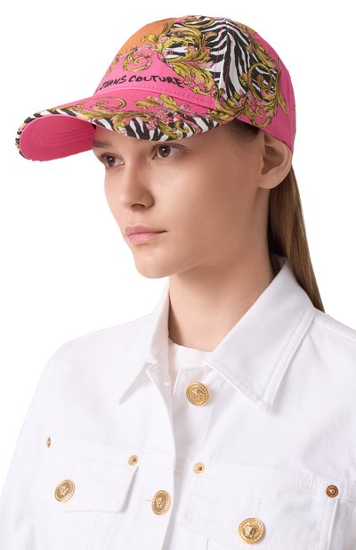 Хлопковая бейсболка VERSACE JEANS COUTURE, арт. 78HAZK59/ZG371, фото 2