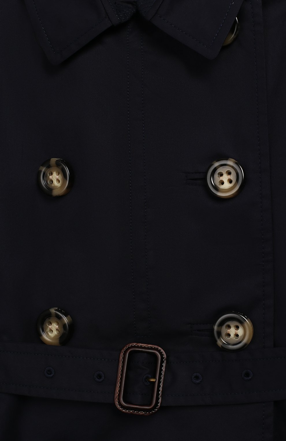 Хлопковое платье с поясом BURBERRY, арт. 8004483, фото 3