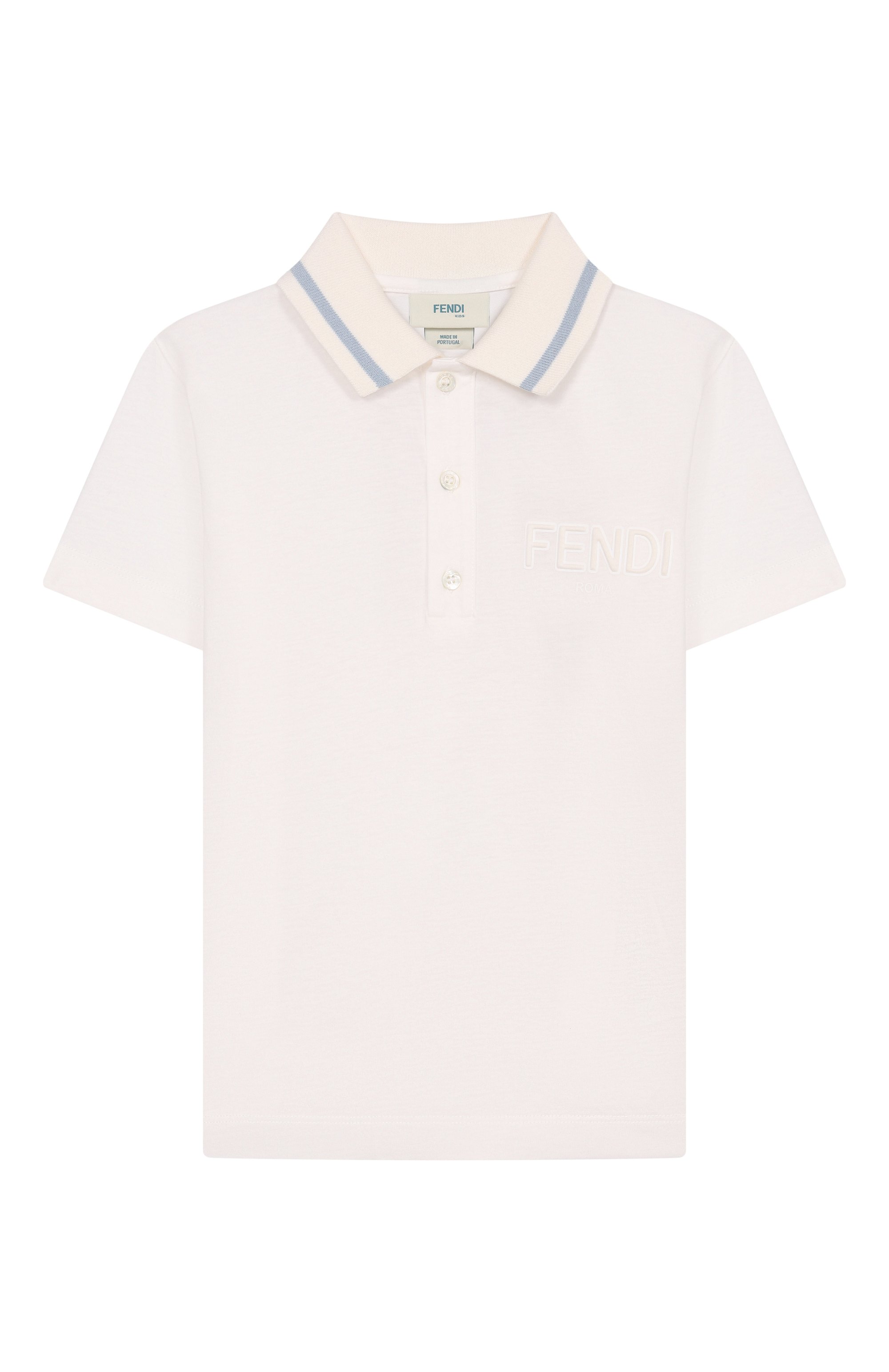 Хлопковое поло FENDI, арт. JMI496/7AJ/3A-6A, фото 1