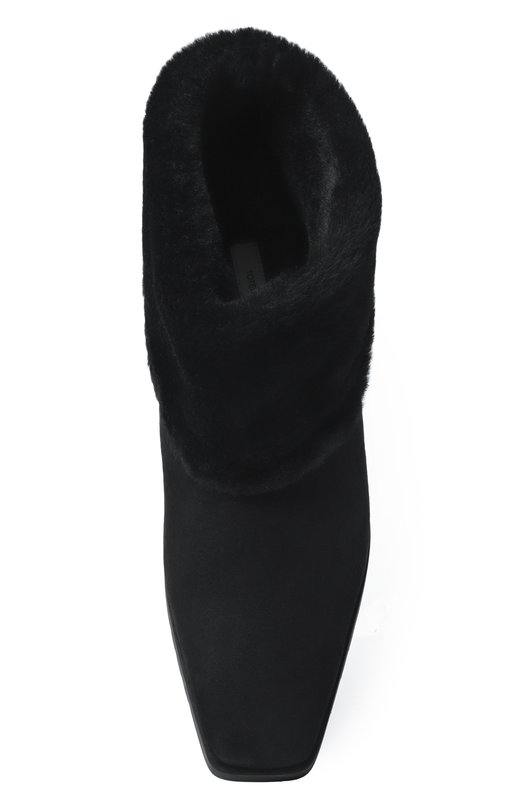 Замшевые ботильоны TOTEME 254-WAS0255-LE0116 Чёрный  254-WAS0255-LE0116 Фото 6