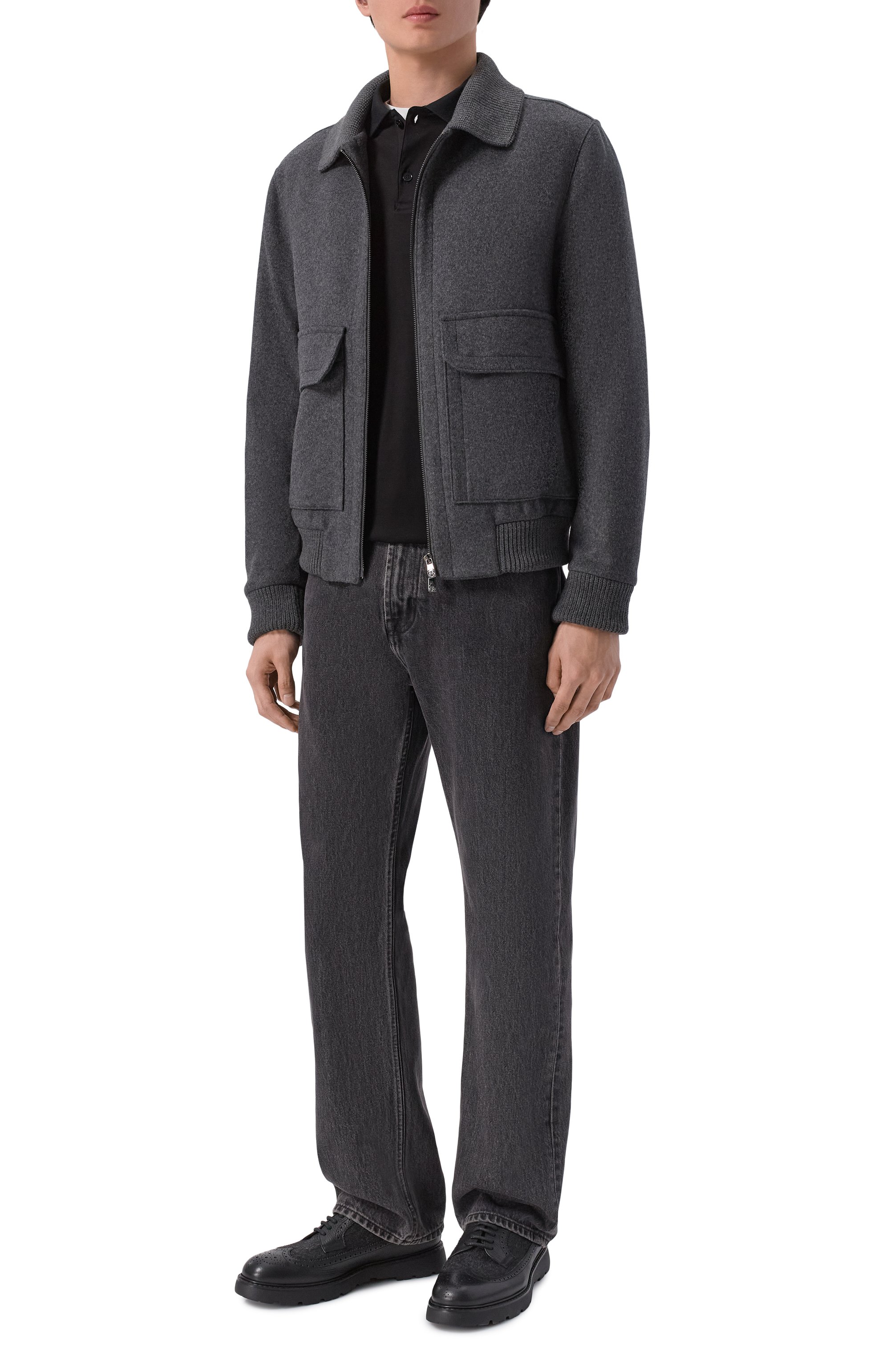 Бомбер из шерсти и кашемира CORNELIANI, арт. 28L5G3/2A20188, фото 2
