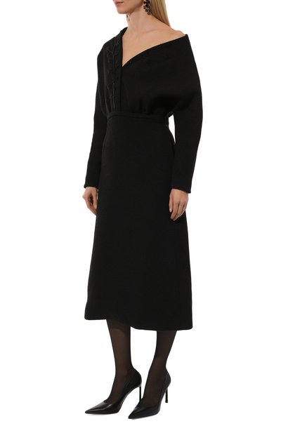 Платье AKHMADULLINA черного цвета по цене 189900 руб., арт. 1225.5D920/W713, фото 3 Платье AKHMADULLINA, арт. 1225.5D920/W713, фото 3