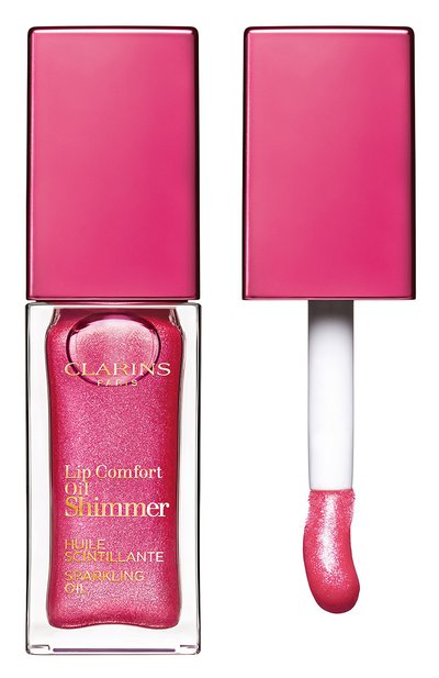 Женское мерцающее масло для губ lip comfort oil shimmer, 04 pink lady (7ml) CLARINS, арт. 80074333