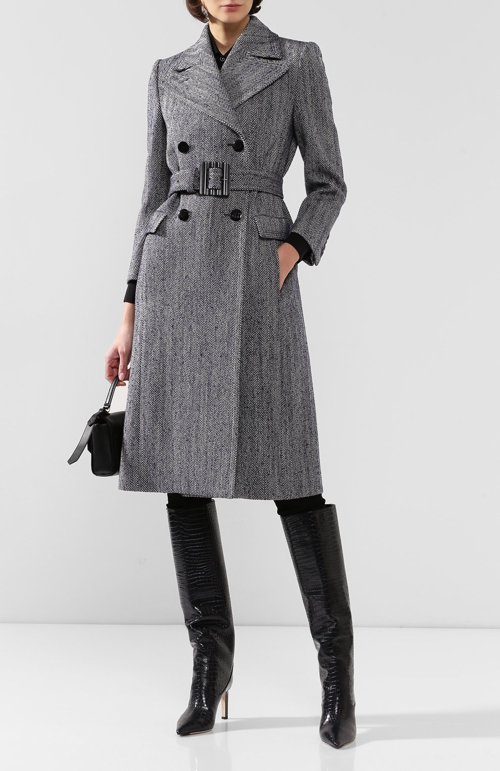 Шерстяное пальто GIVENCHY серого цвета по цене 263500 руб., арт. BWC05J12AR, фото 2 Шерстяное пальто GIVENCHY, арт. BWC05J12AR, фото 2