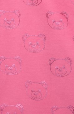 Детские хлопковые шорты MOSCHINO розового цвета, арт. HDQ002/LDB42/4A-8A | Фото 3 (Материал внешний: Хлопок; Девочки Кросс-КТ: Шорты-одежда; Случай: Повседневный; Нос: Не проставлено; Ростовка одежда: 4 года | 104 см, 5 лет | 110 см, 6 лет | 116 см, 8 лет | 128 см)