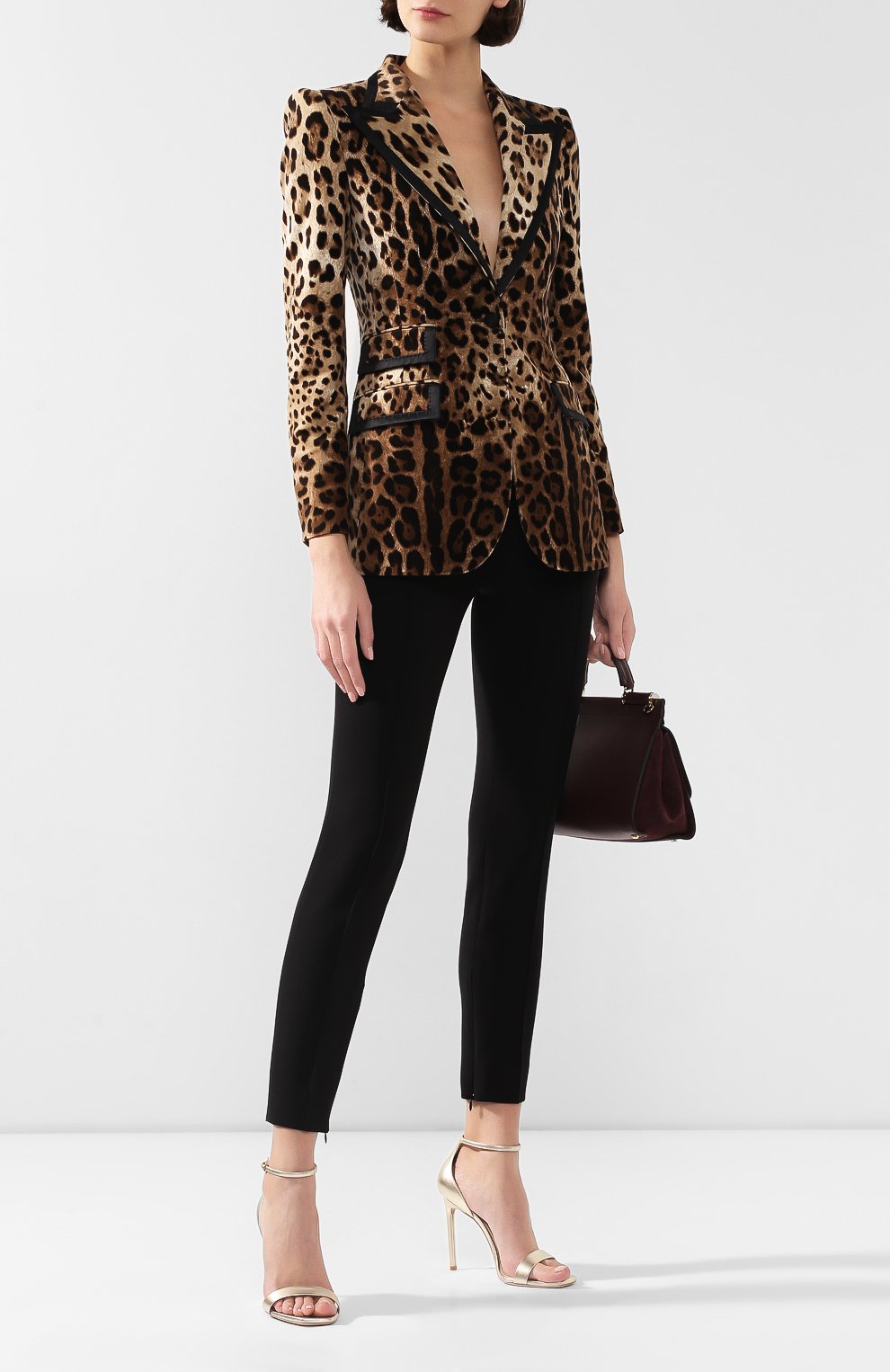 Жакет из смеси хлопка и шелка DOLCE & GABBANA, арт. F29CET/FSWBH, фото 2