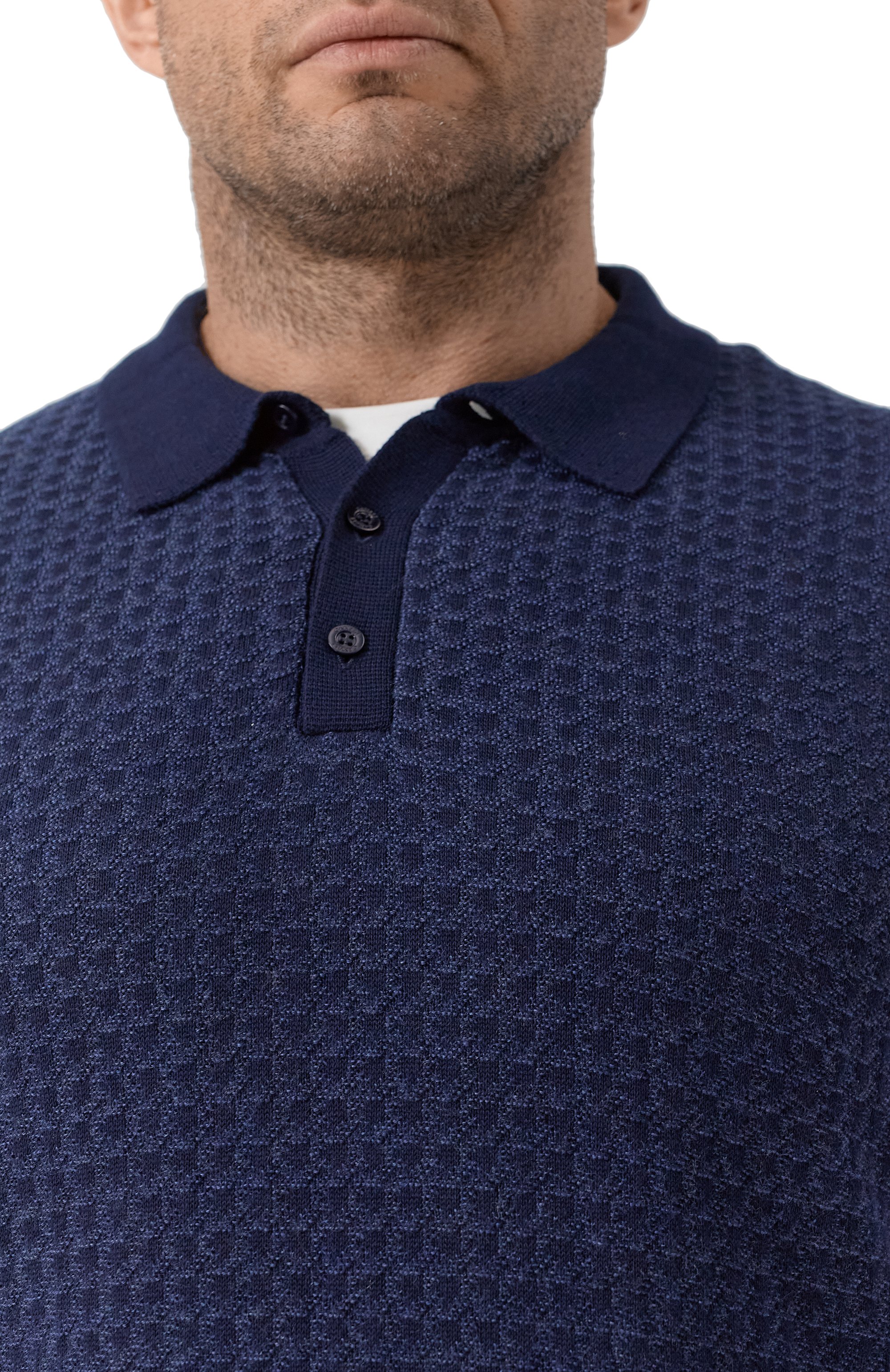 Поло из шерсти и хлопка CANALI, арт. C1149/MK02363, фото 5