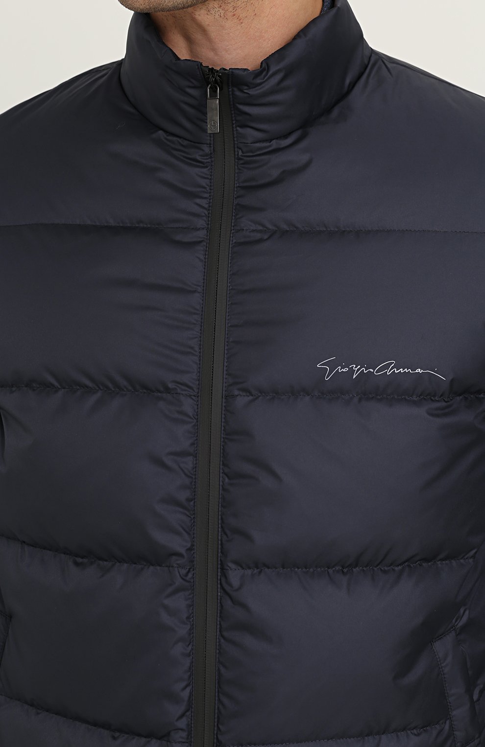 Бомбер на кнопках с пуховой подстежкой GIORGIO ARMANI, арт. ZSR52W/ZSW03, фото 8