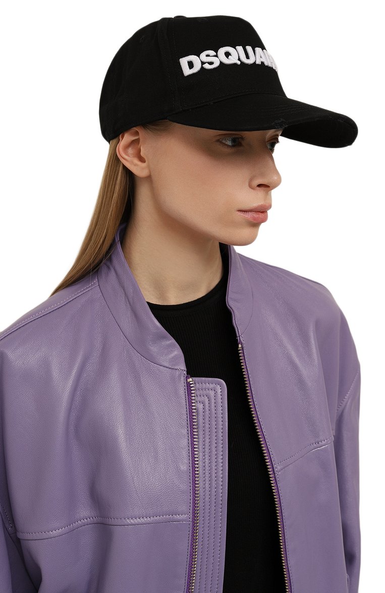 Хлопковая бейсболка DSQUARED2, арт. BCW0028 05C00001, фото 1