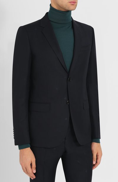 Шерстяной костюм с пиджаком на двух пуговицах GUCCI, арт. 473218/Z589E, фото 2