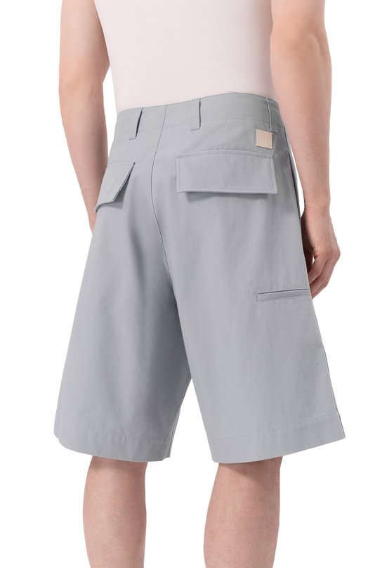 Хлопковые шорты Jil Sander J47KA0262/J45267 Голубой  J47KA0262/J45267 Фото 4