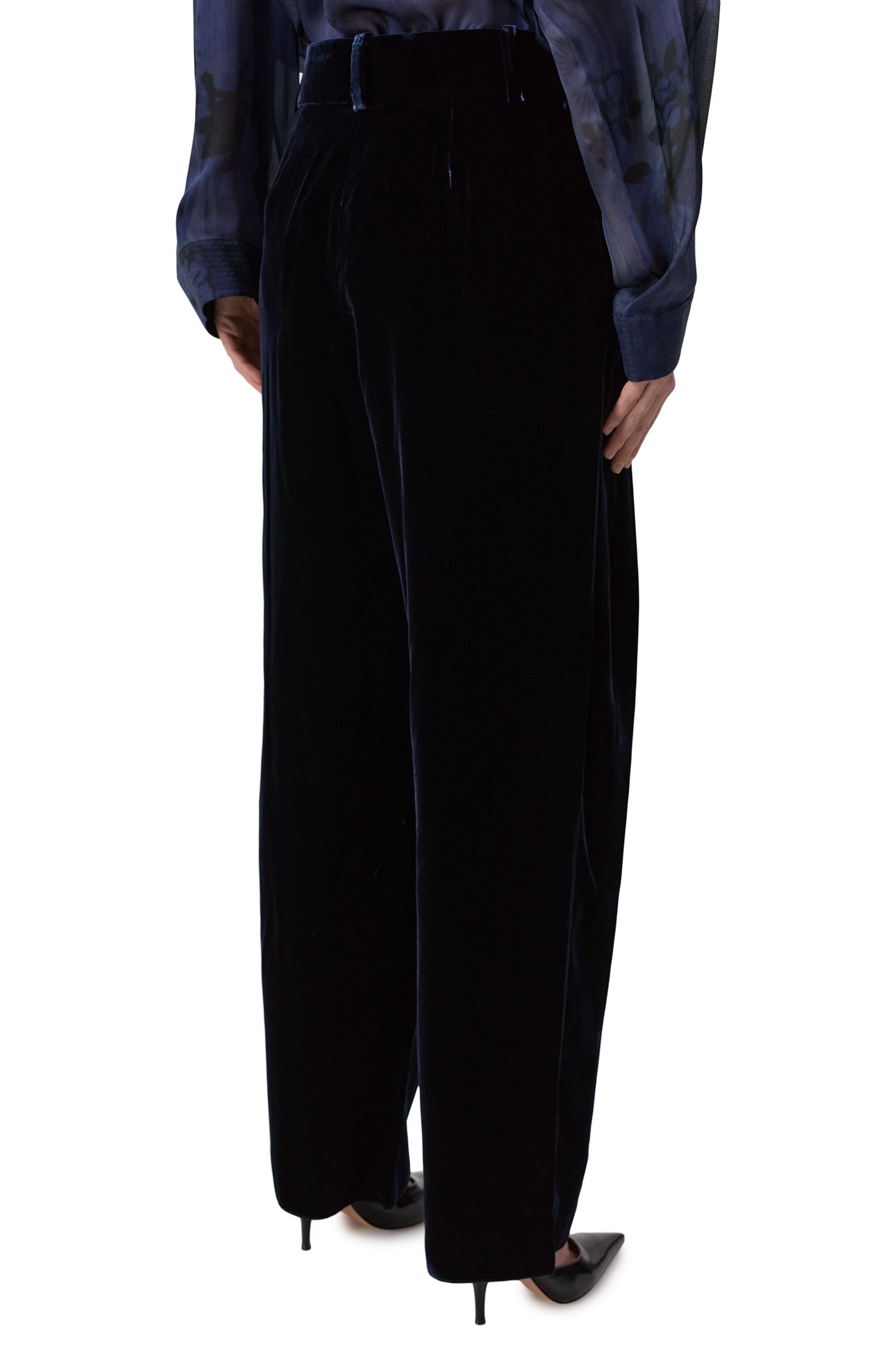 Бархатные брюки GIORGIO ARMANI, арт. GW003811/TE10831, фото 4