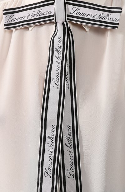 Шелковая блузка DOLCE & GABBANA белого цвета по цене 117000 руб., арт. F5J48T/FUMRJ, фото 5 Шелковая блузка DOLCE & GABBANA, арт. F5J48T/FUMRJ, фото 5