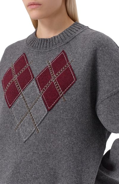 Шерстяной пуловер N21, арт. E021/4602, фото 5