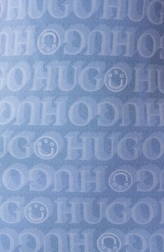 Женское платье HUGO BLUE голубого цвета, арт. 50534704 | Фото 6 (Драгоценные камни: Проставлено; Материал сплава: Проставлено; Длина Ж (юбки, �платья, шорты): Мини; Рукава: Длинные; Случай: Повседневный; Стили: Кэжуэл; Женское Кросс-КТ: Платье-одежда; Материал внешний: Синтетический материал)