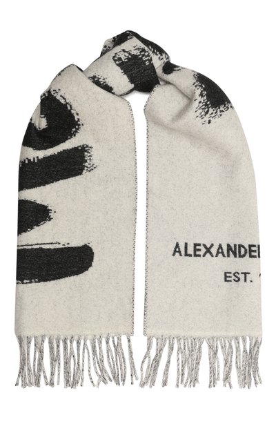 Шерстяной шарф ALEXANDER MCQUEEN, арт. 707537 3200Q, фото 1