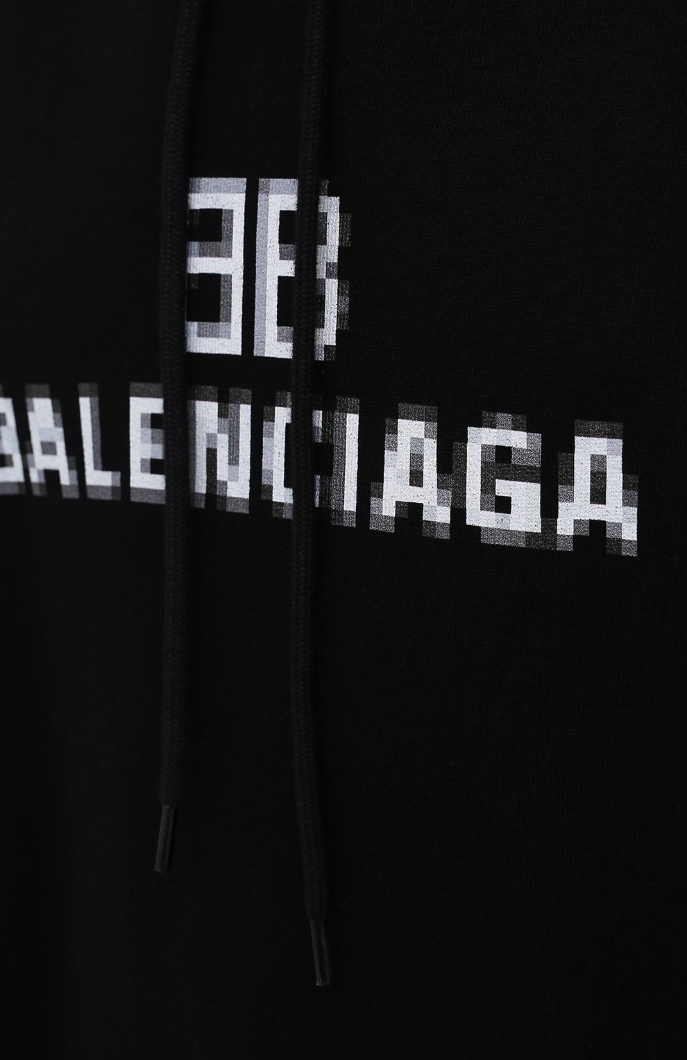 Хлопковое худи BALENCIAGA черного цвета по цене 99500 руб., арт. 578135/TKVI8, фото 5 Хлопковое худи BALENCIAGA, арт. 578135/TKVI8, фото 5