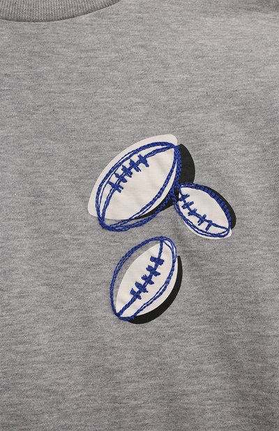 Хлопковый лонгслив IL GUFO, арт. A24TA353MF002/2A-4A, фото 3