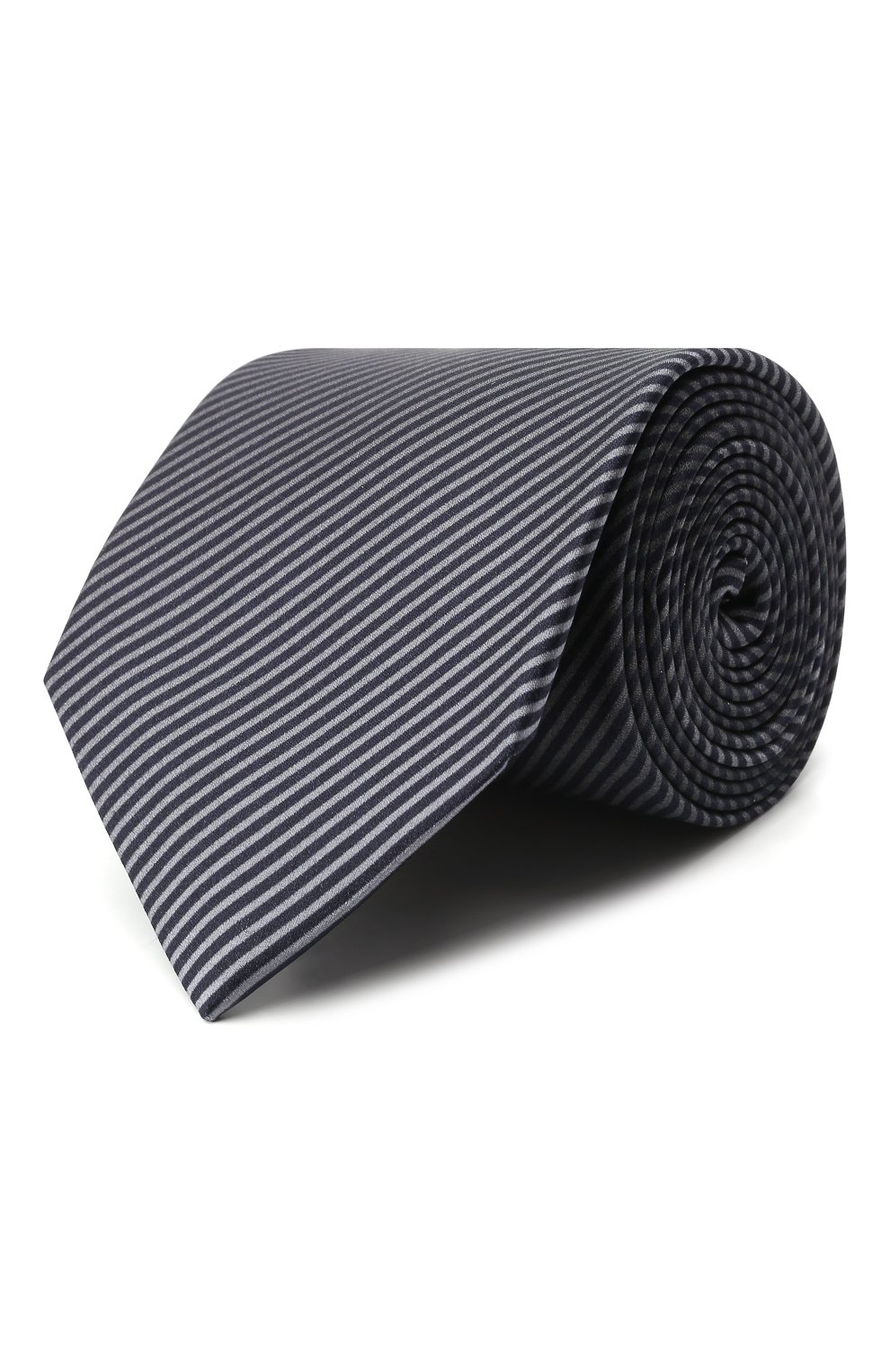 Шелковый галстук LANVIN серого цвета по цене 11150 руб., арт. 3503/TIE, фото 1 Шелковый галстук LANVIN, арт. 3503/TIE, фото 1