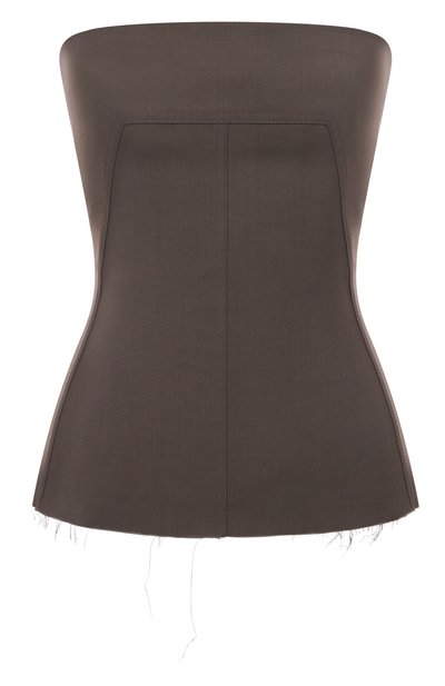Женский шерстяной топ-корсет RICK OWENS, арт. RP02E4127/WST