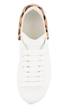 Кожаные кеды ALEXANDER MCQUEEN, арт. 586407/WHWKM, фото 1