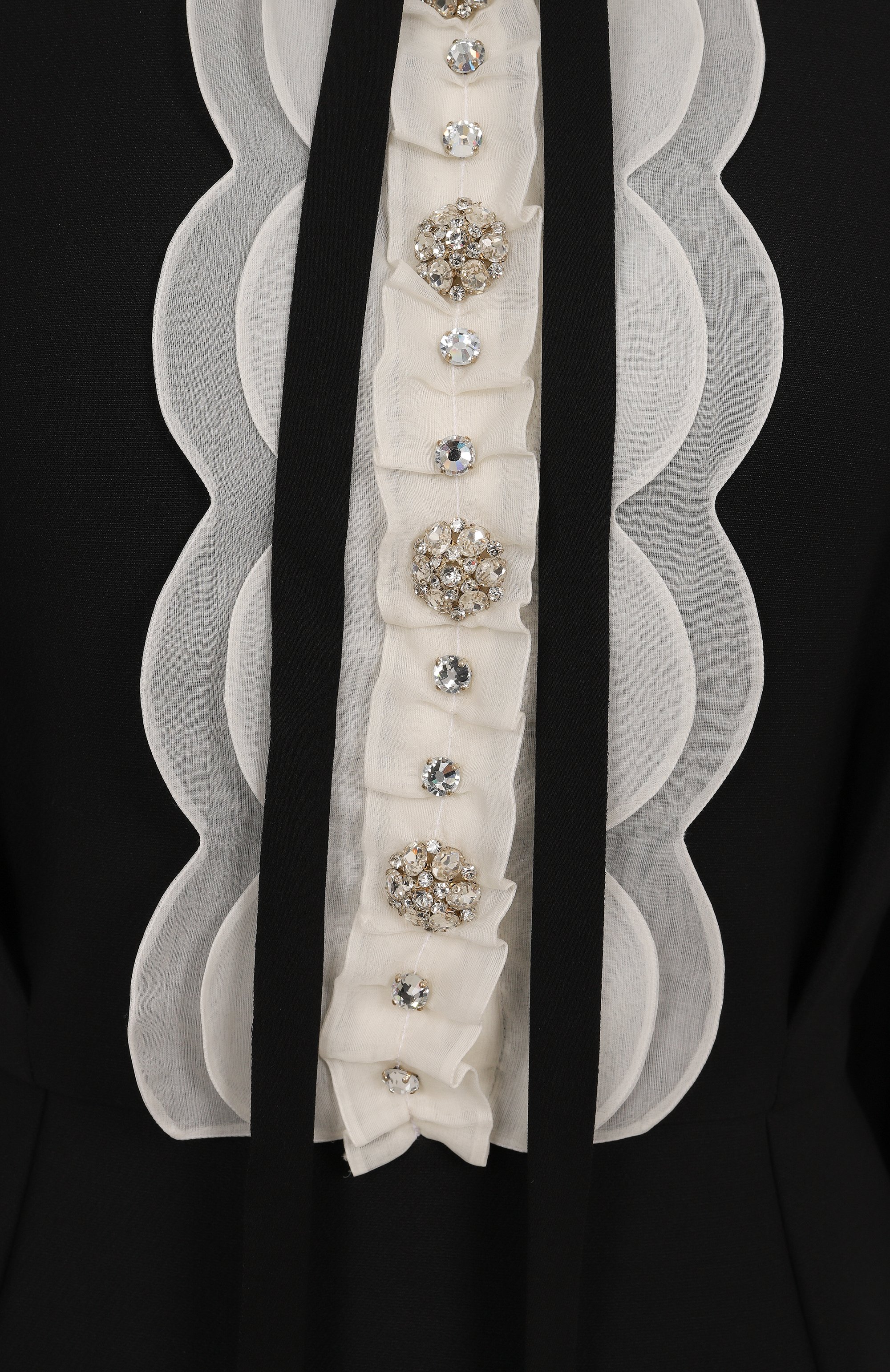 Платье из шерсти и шелка VALENTINO, арт. 5B3VA9T31CF, фото 6