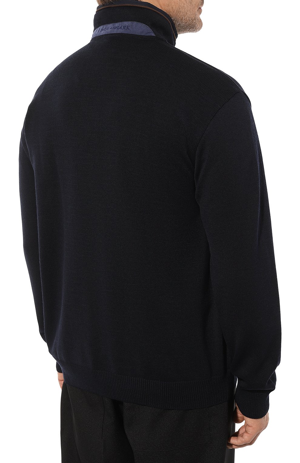 Шерстяной свитер PAUL&SHARK темно-синего цвета по цене 72000 руб., арт. 11311131/3XL-6XL, фото 4 Шерстяной свитер PAUL&SHARK, арт. 11311131/3XL-6XL, фото 4