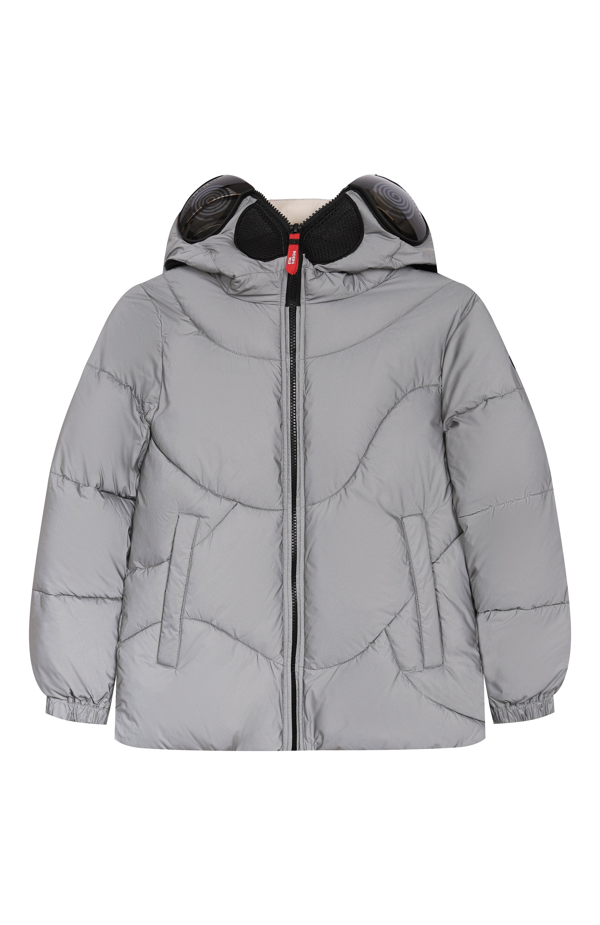 Утепленная куртка AI RIDERS серебряного цвета по цене 49500 руб., арт. JK802HTNAR5, фото 1 Утепленная куртка AI RIDERS, арт. JK802HTNAR5, фото 1