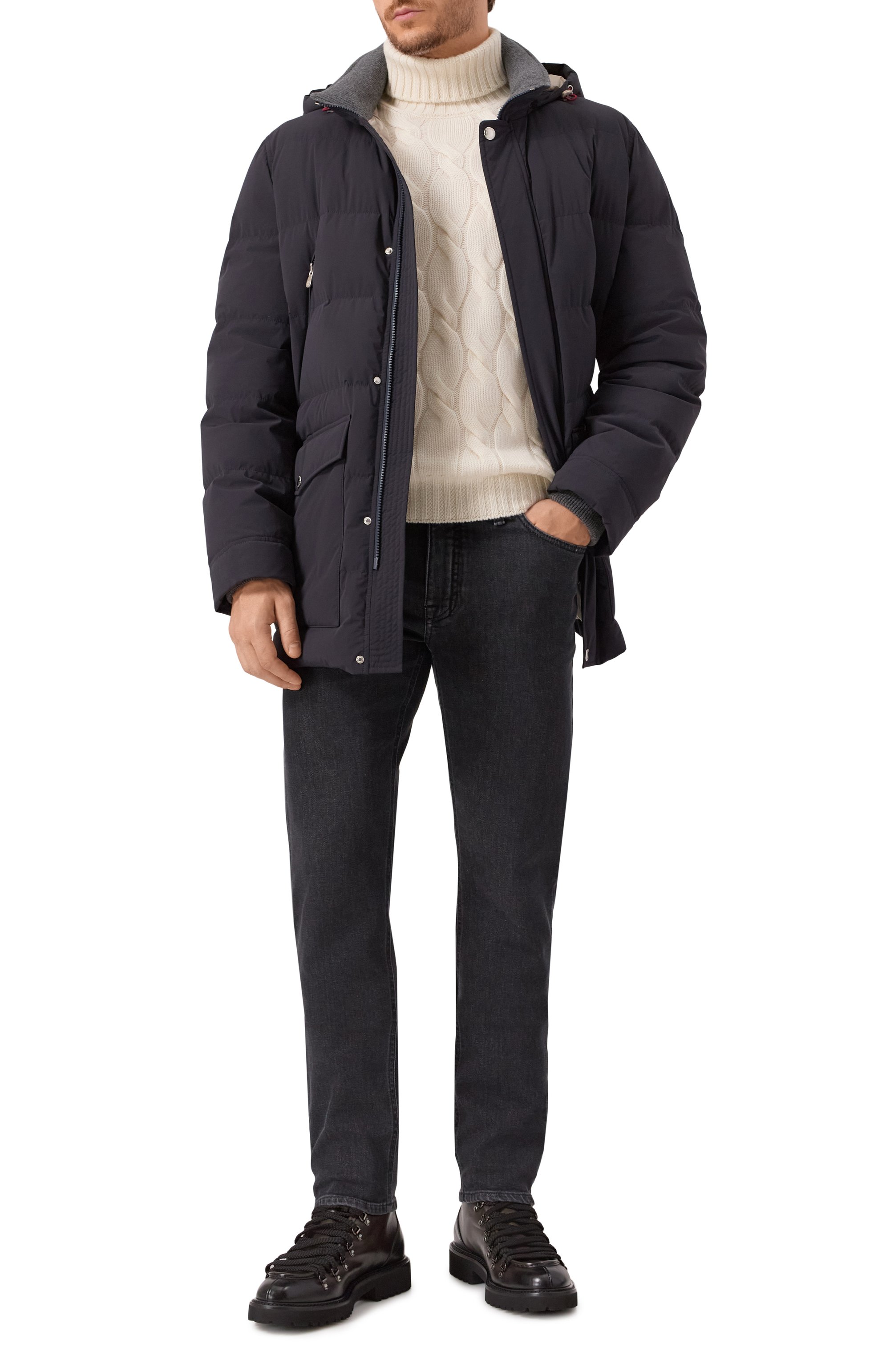 Кожаные ботинки DOUCAL'S, арт. DU3082PHILUF188N, фото 2