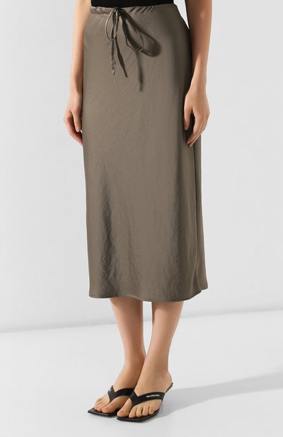 Юбка ALEXANDERWANG.T хаки цвета по цене 35400 руб., арт. 4WC2195001, фото 3 Юбка ALEXANDERWANG.T, арт. 4WC2195001, фото 3