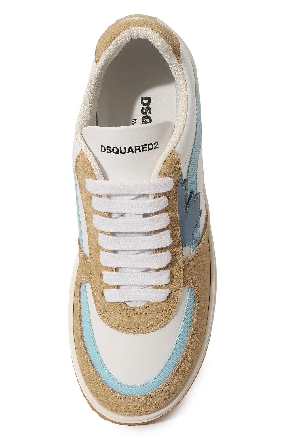 Кожаные кеды DSQUARED2, арт. 77755/36-41, фото 4