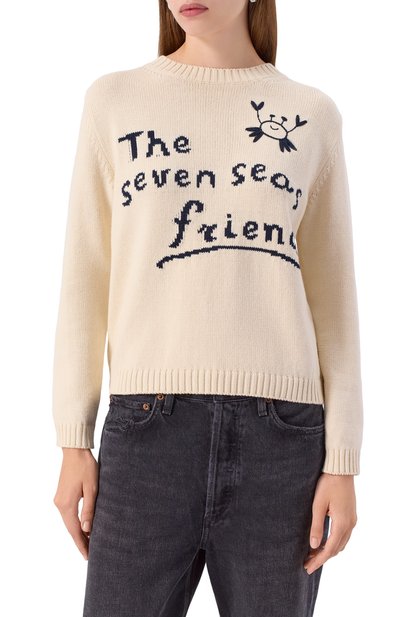 Хлопковый свитер WEEKEND MAX MARA, арт. NESP0LA, фото 3