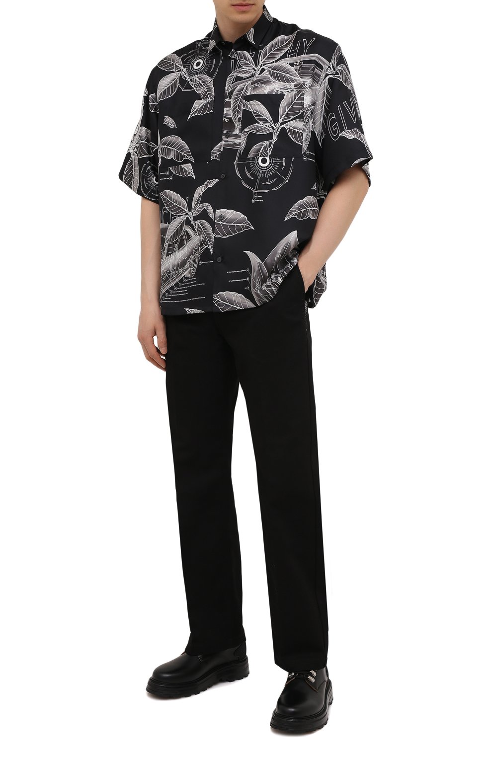 Хлопковые брюки LOEWE, арт. H526Y04W22, фото 2