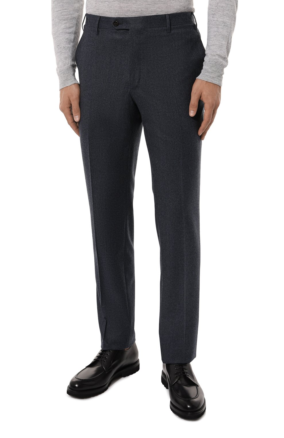 Шерстяные брюки CORNELIANI синего цвета по цене 39700 руб., арт. 925B01-3818111, фото 3 Шерстяные брюки CORNELIANI, арт. 925B01-3818111, фото 3