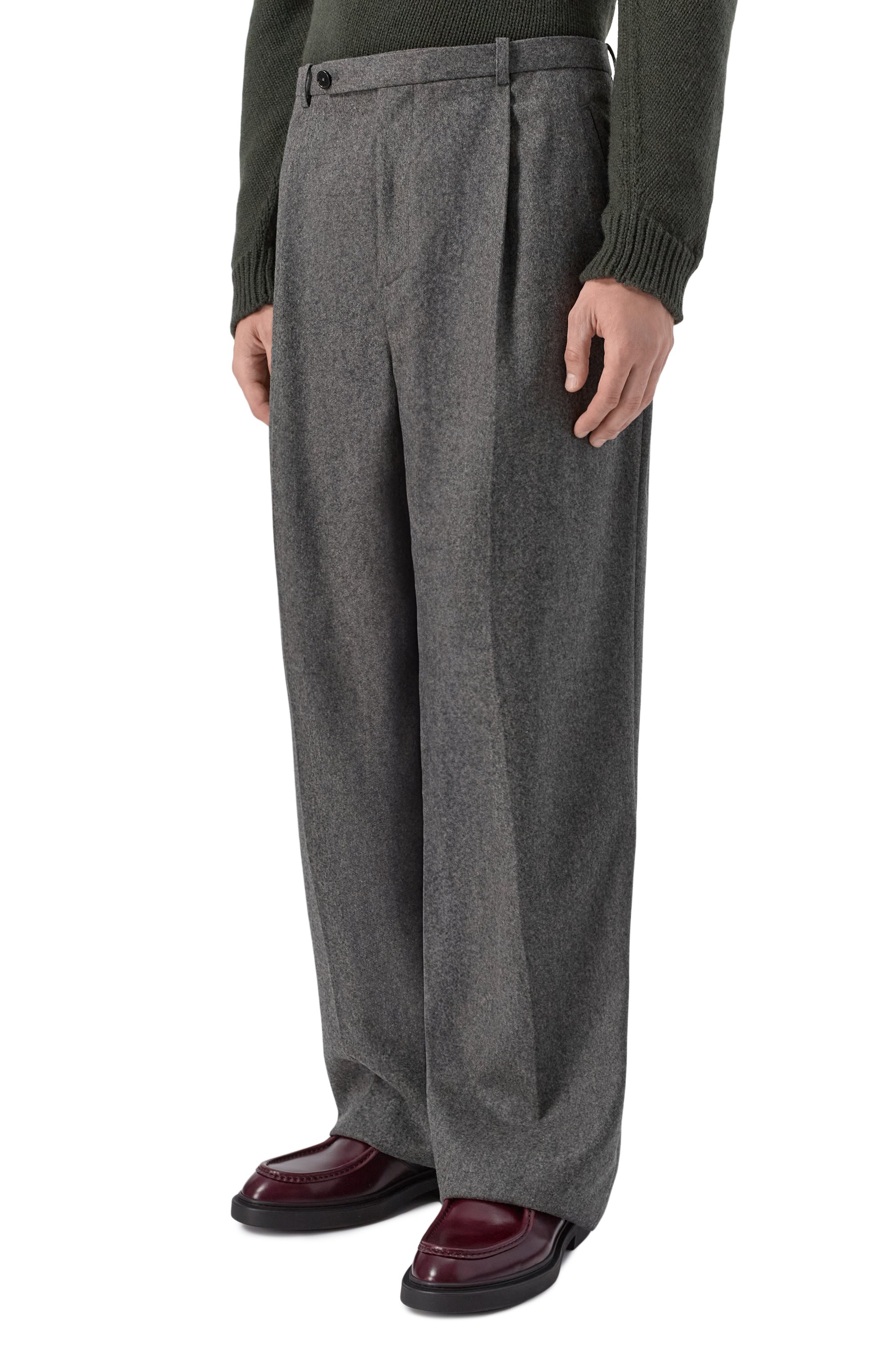 Шерстяные брюки JIL SANDER, арт. J22KA0372/J40333, фото 3
