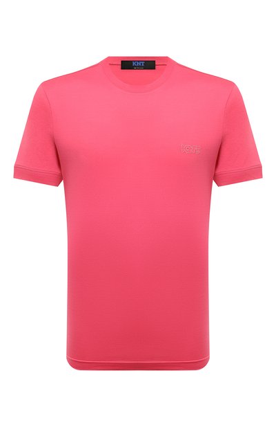 Мужская розовая хлопковая футболка BRUNELLO CUCINELLI купить