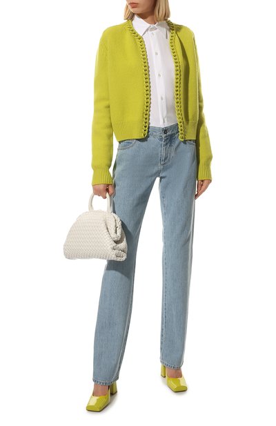 Хлопковая рубашка BOTTEGA VENETA белого цвета по цене 54200 руб., арт. 679297/VKIX0, фото 2 Хлопковая рубашка BOTTEGA VENETA, арт. 679297/VKIX0, фото 2