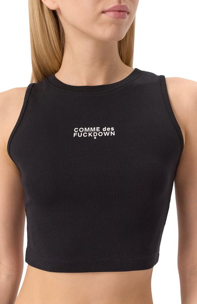 Хлопковый топ COMME DES FUCKDOWN, арт. CFABW01240, фото 5