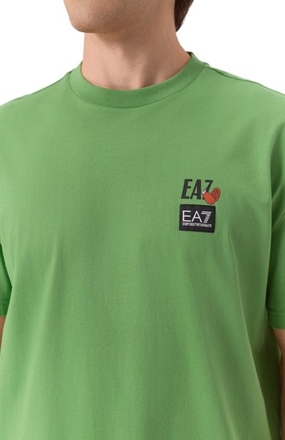Хлопковая футболка EA7, арт. 7M000118/AF13244, фото 5