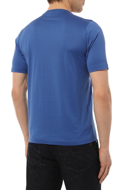 Хлопковая футболка ZILLI, арт. MBZ-NT580-LE0N1/MC01, фото 4