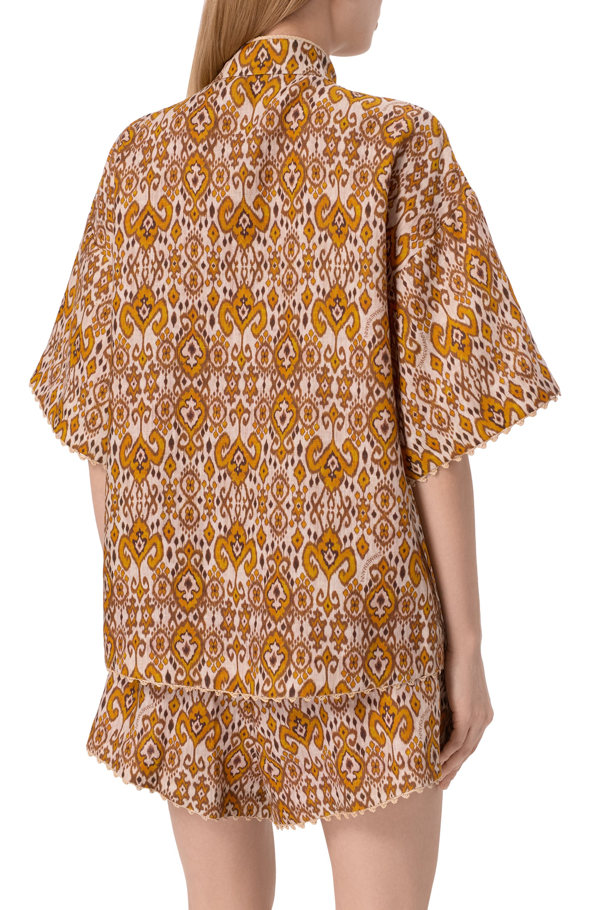 Льняная рубашка ZIMMERMANN, арт. 1316TRS251, фото 4