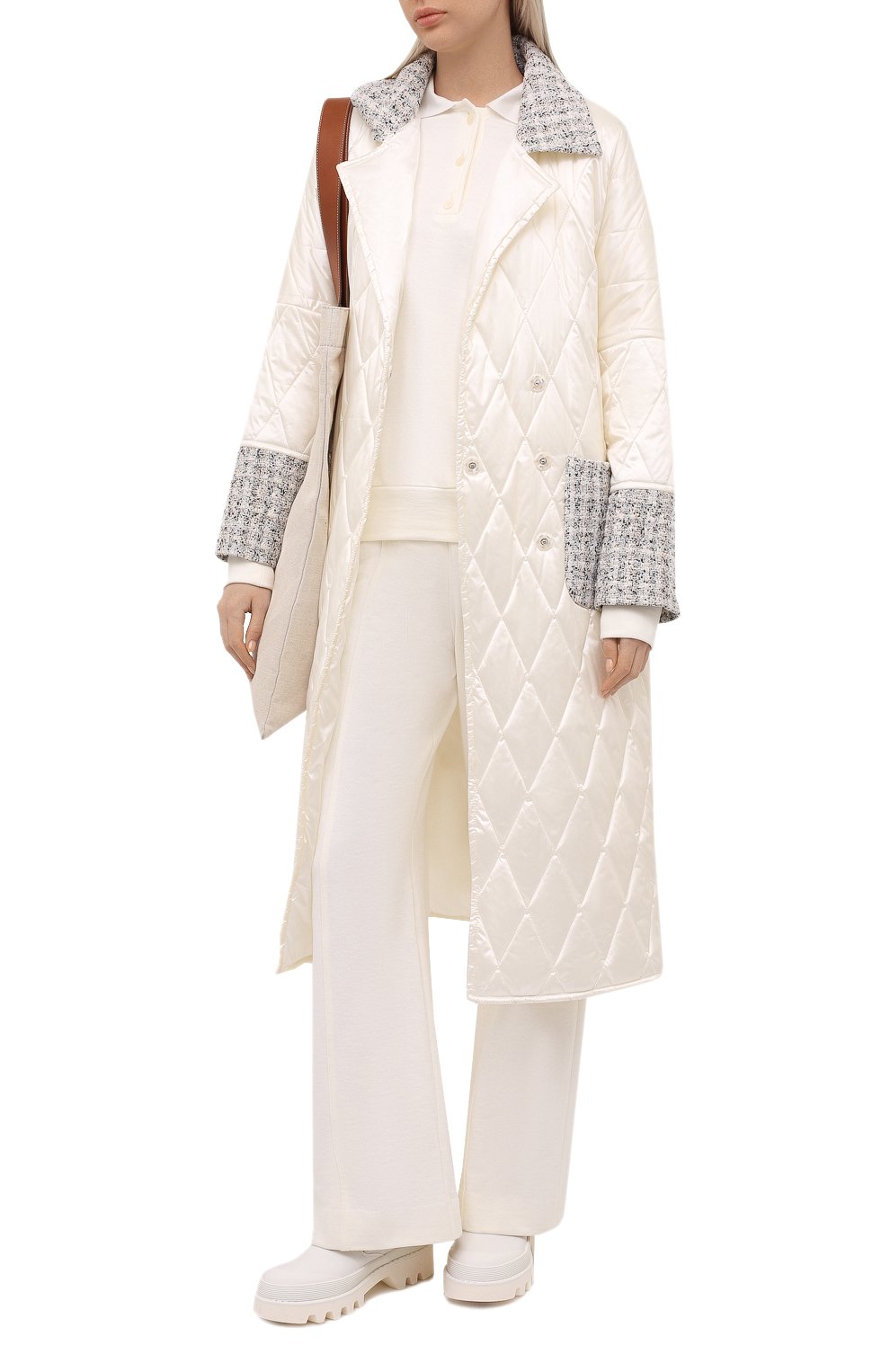 Стеганое пальто SEVEN LAB, арт. CMTW20-BAT tw white, фото 2